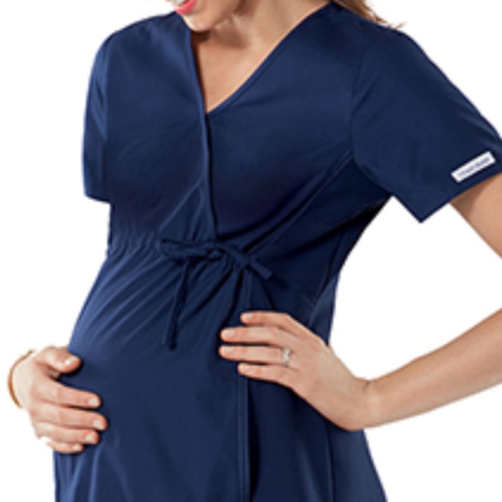 Cherokee flexibles maternity scrub top xs