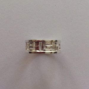 NEW-Sterling Silver Ring with Greek meander symbol