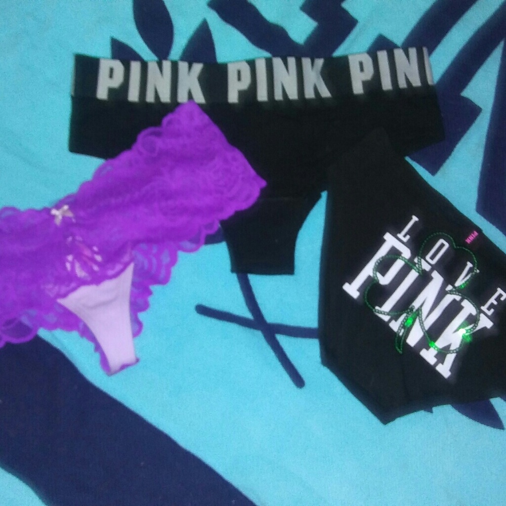 Bundle of 3 new VS Pink panties
