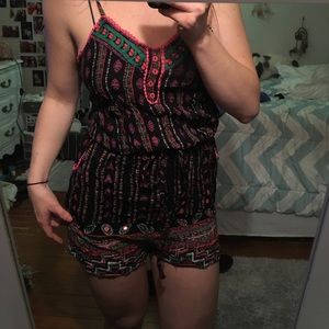 Multi colored romper