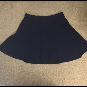 Banana Republic navy swing skirt