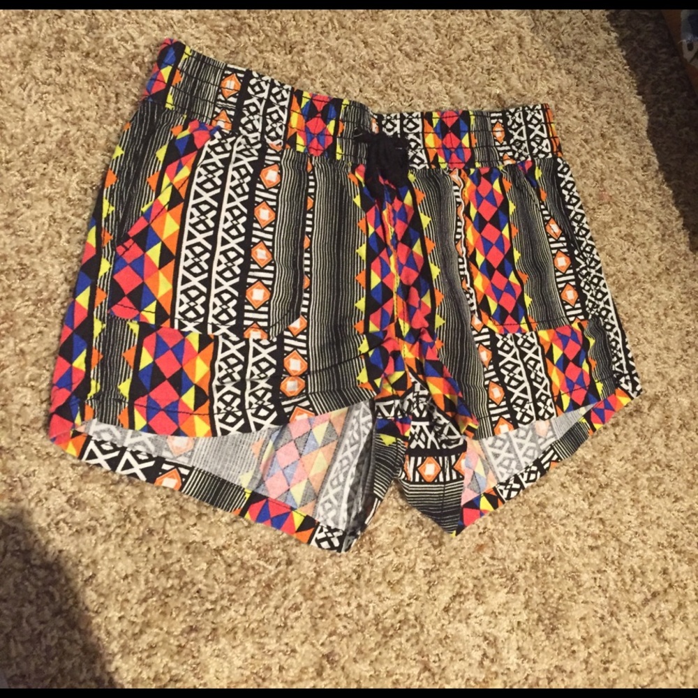 Aztec Patterned Shorts