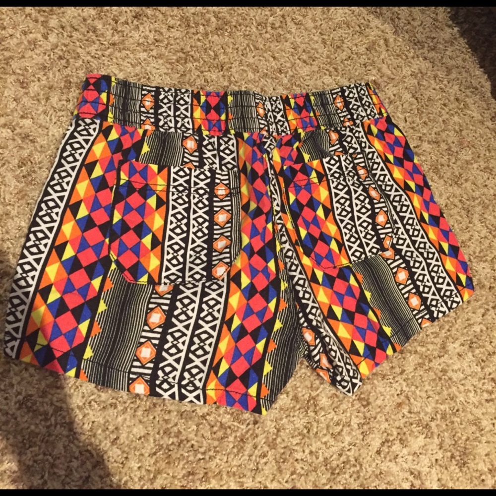 Aztec Patterned Shorts - Picture 2 of 3