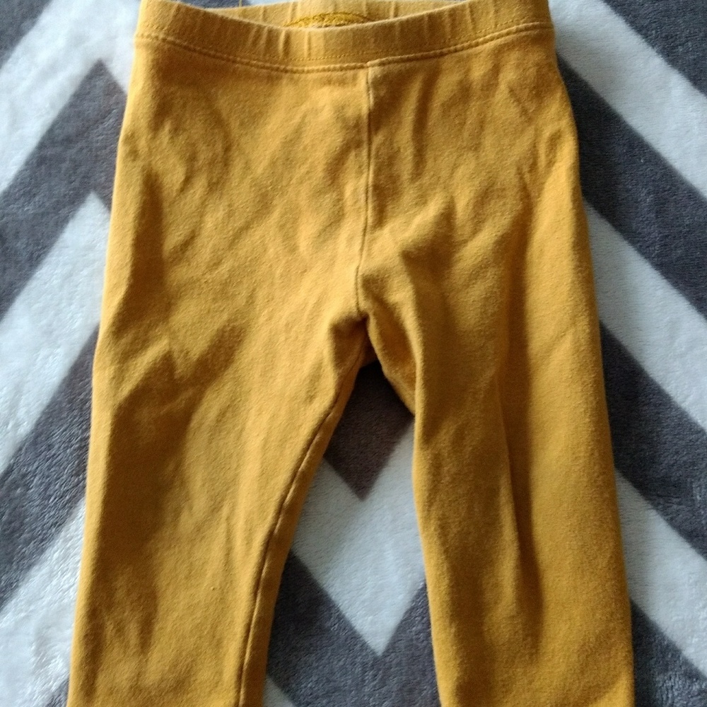 12-18 mustard leggings