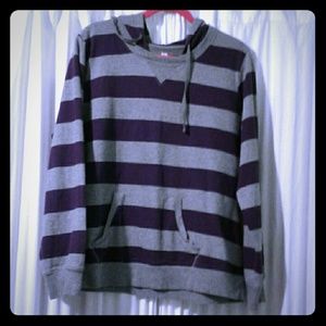 Plum and Grey Hoodie