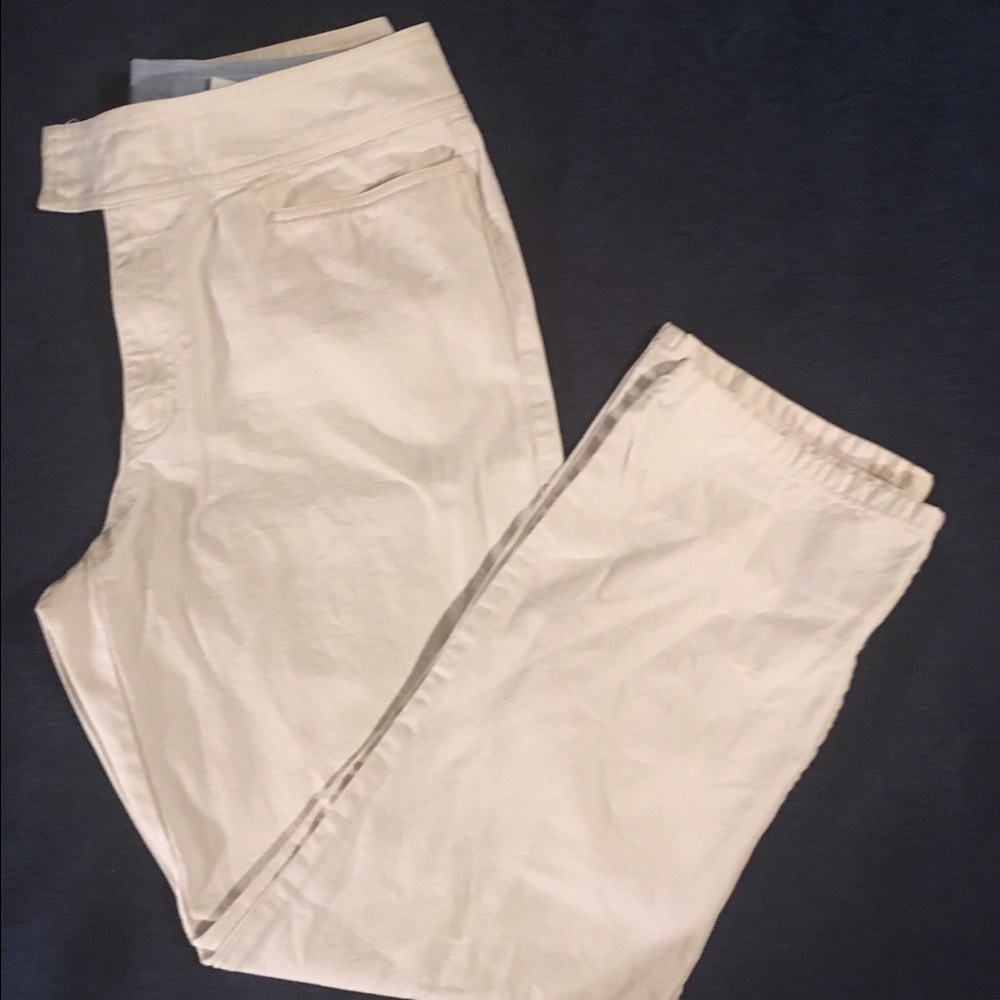 Liz Claiborne Cream Dress Denim