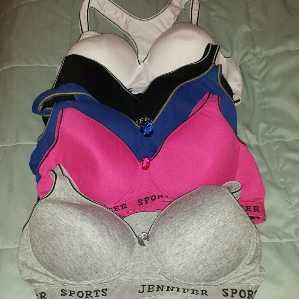 5 Pck Padded Jennifer Sports Bras