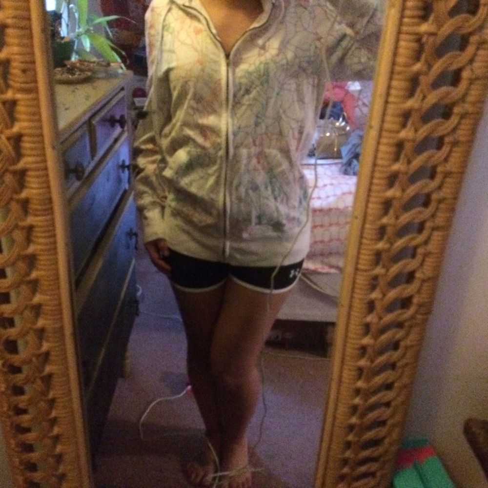 Sexy girls hoodie colorful and white🌈