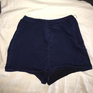 High Waisted Denim Booty Shorts