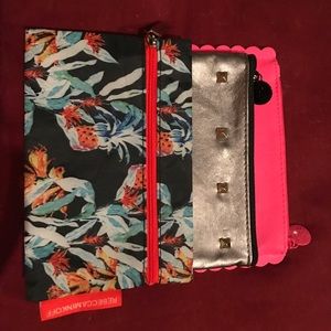 Set of three makeup bags