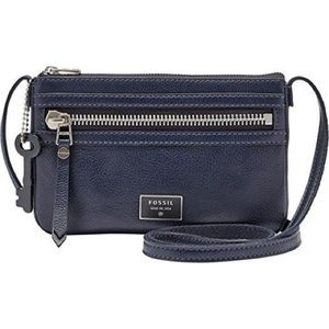 Fossil Dawson  mini crossbody in navy