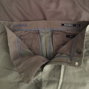 Men's, Bonobos Slim Fit 31/32 Gray