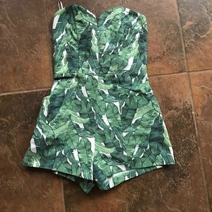 Leaf Pattern H&M Romper
