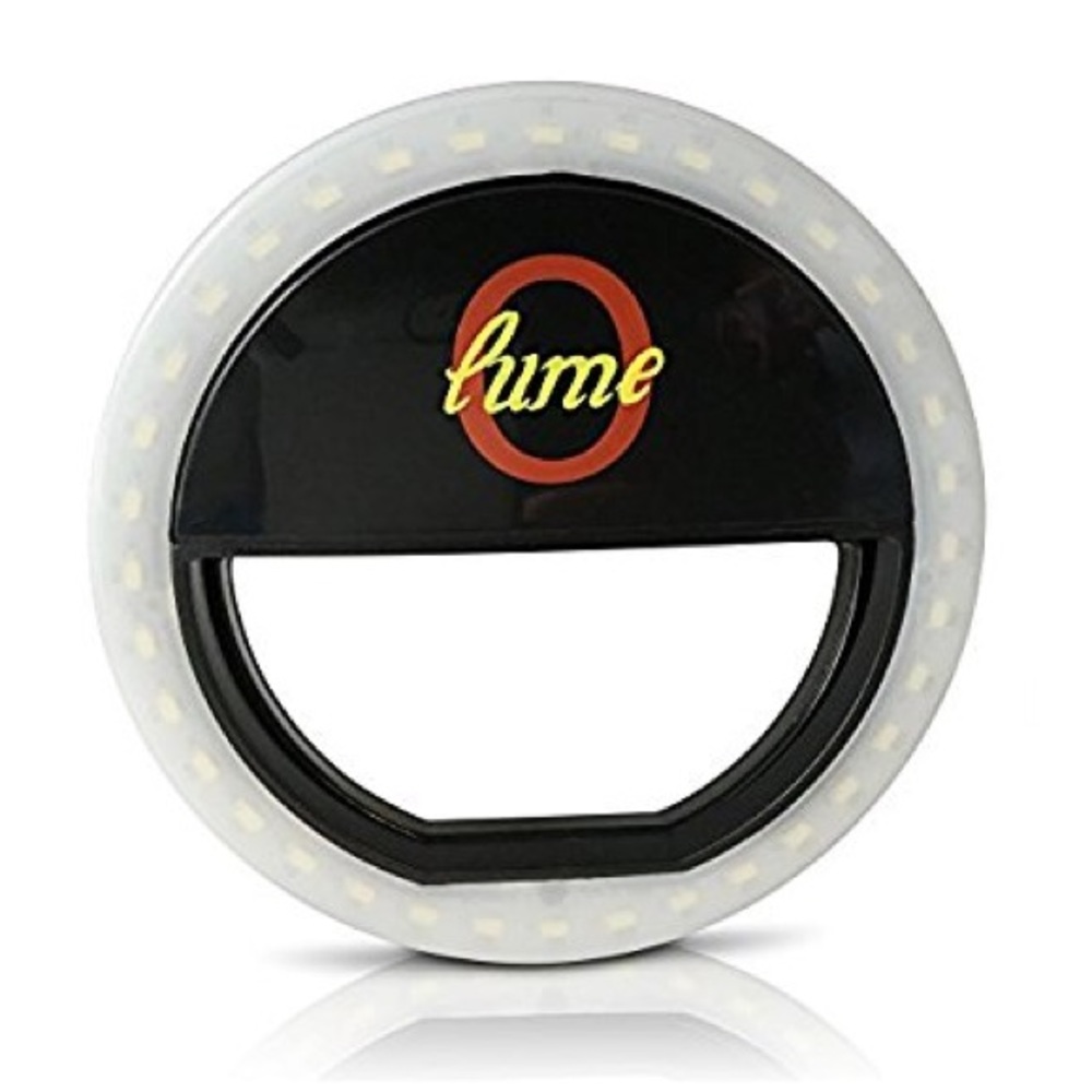 Clip on selfie ring light