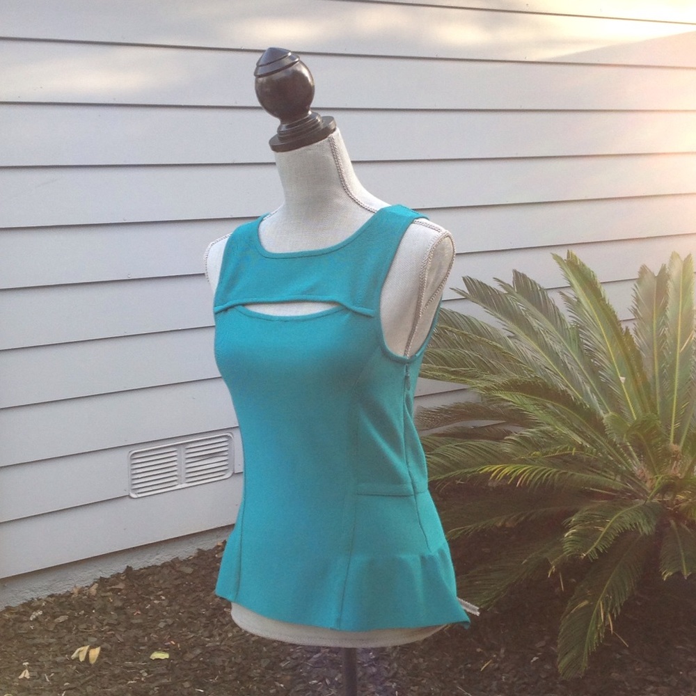 Bebe peplum top