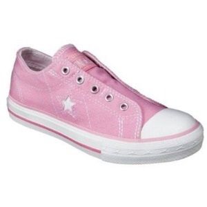 Converse one star laceless (with elastic) pink