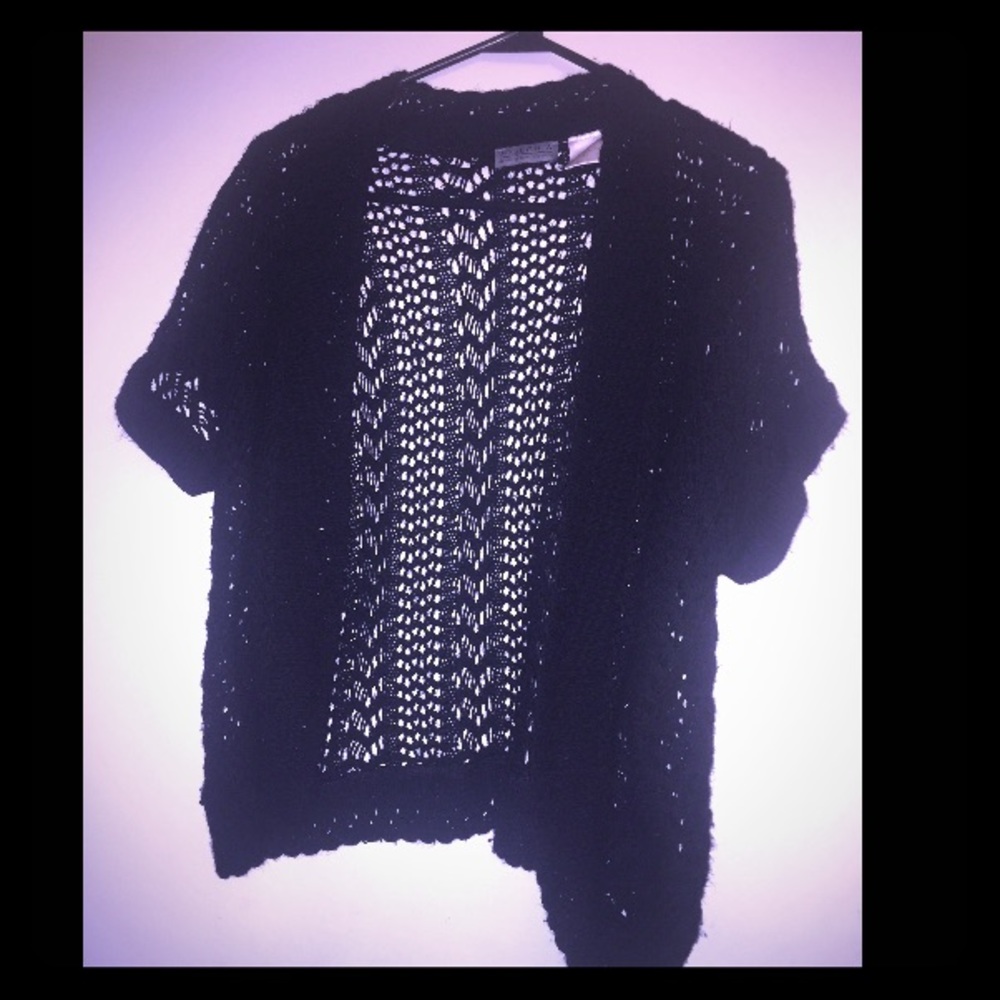 Great Black Knit Cardigan