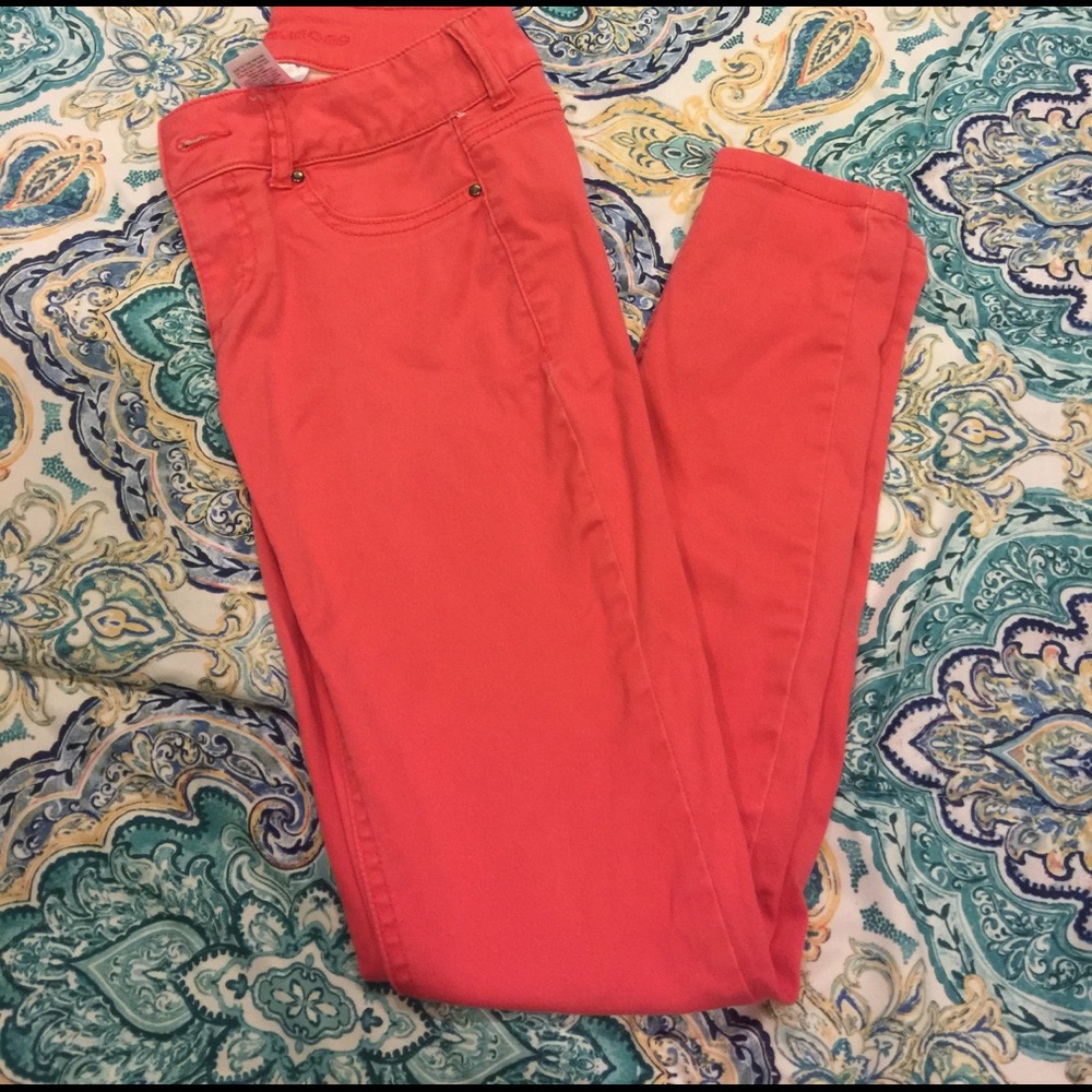 Mauries coral jeggings