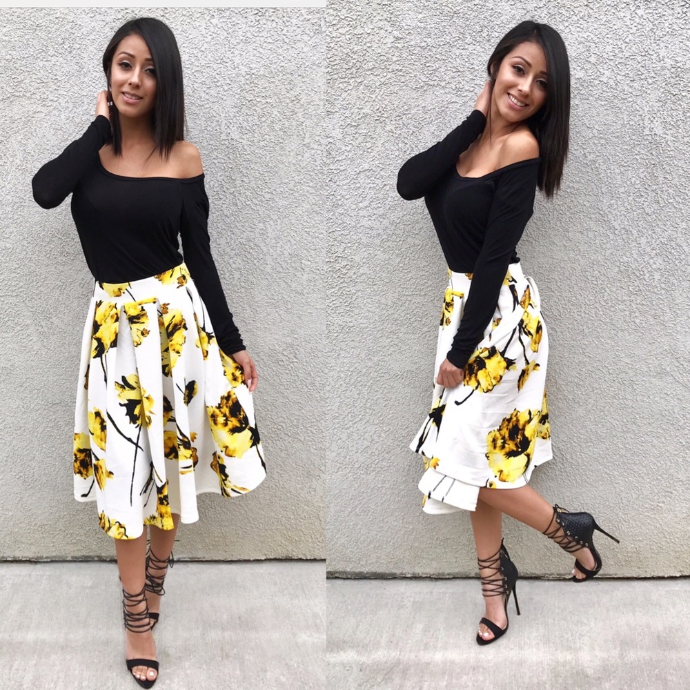 Floral skirt