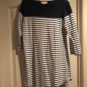 Umber Striped Dress