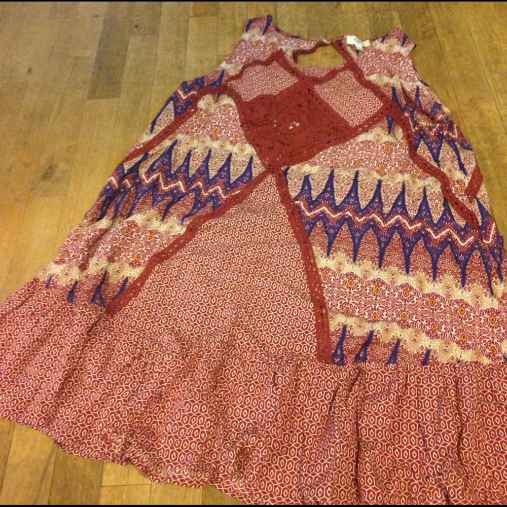 Boho printed dress