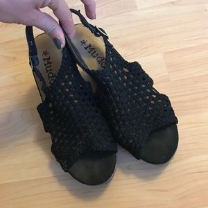 Fishnet looking wedges