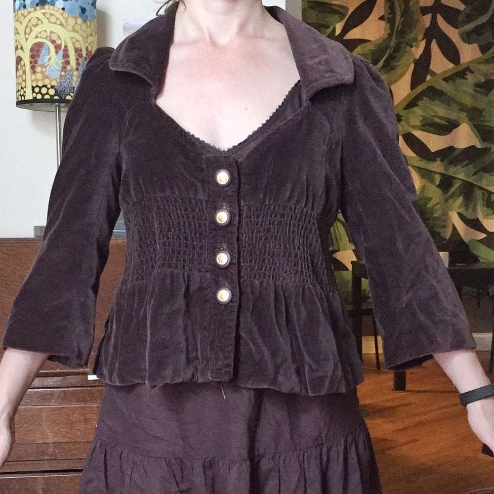 Sale! Velvet swing jacket victorian