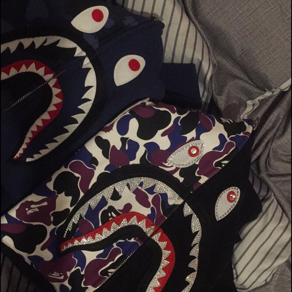 Bape Half Camo Full Zip Hoodie - Picture 1 of 1