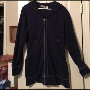 Zenergy by Chicos navy sweatsuit.