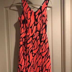 Bright Pink Patterned Dress