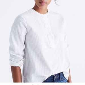 Madewell Striped Popover Shirt