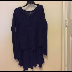 Navy Blue FP high-low top