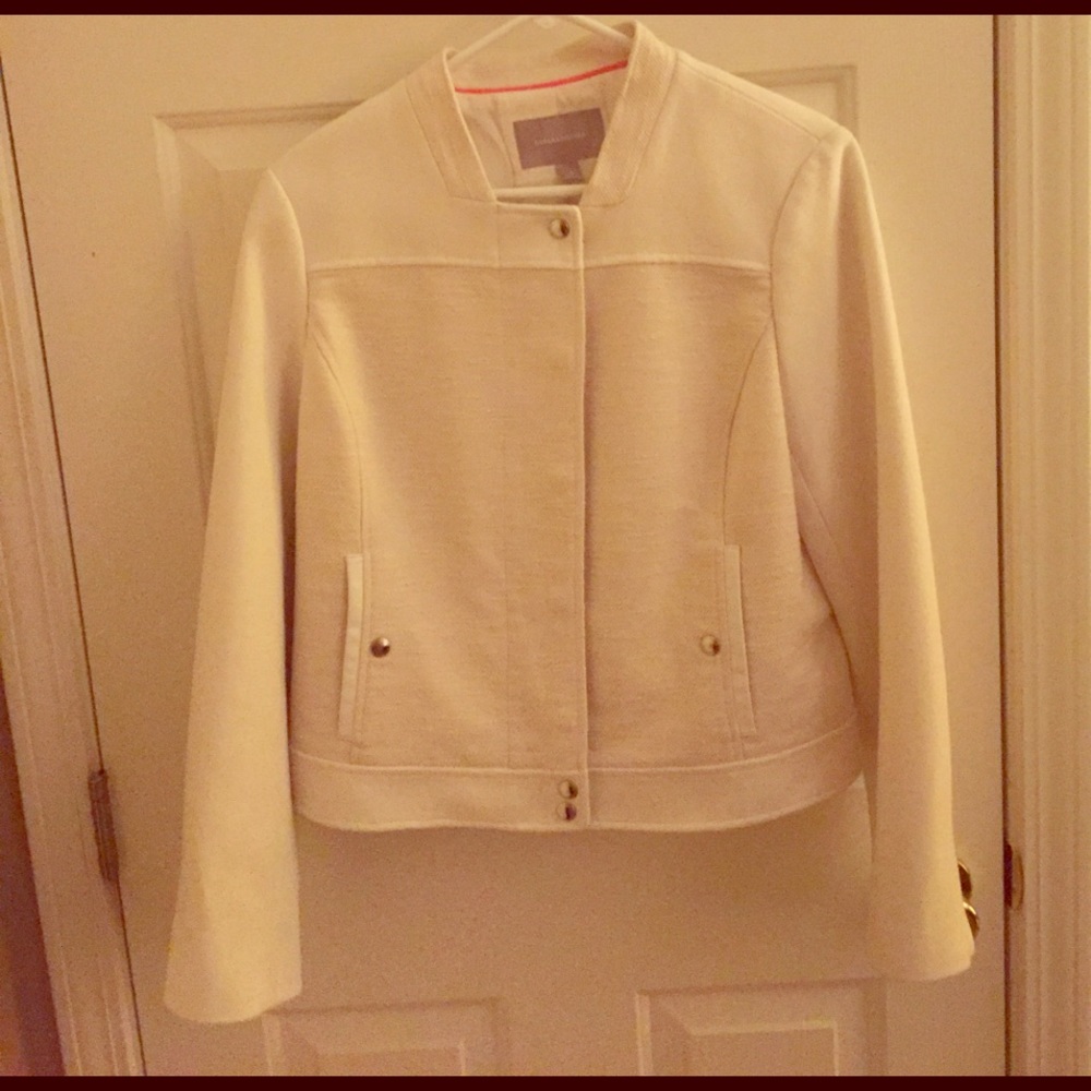 Banana Republic ivory blazer