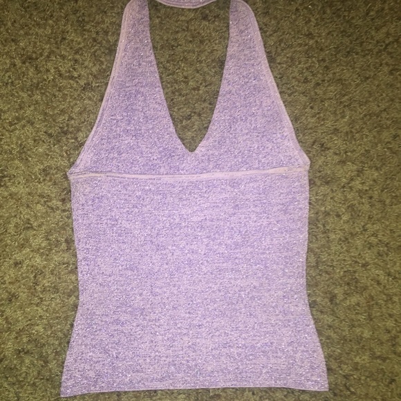 Purple Sparkly GUESS Halter - Picture 2 of 3