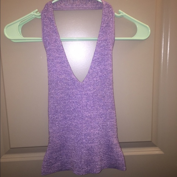 Purple Sparkly GUESS Halter - Picture 3 of 3