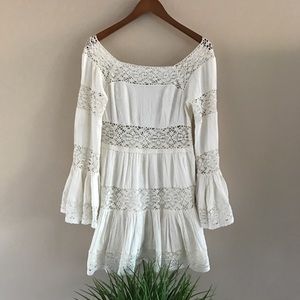 Free People Crochet Boho Dress