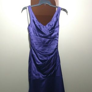 Purple Fit and Flair Tank Dress
