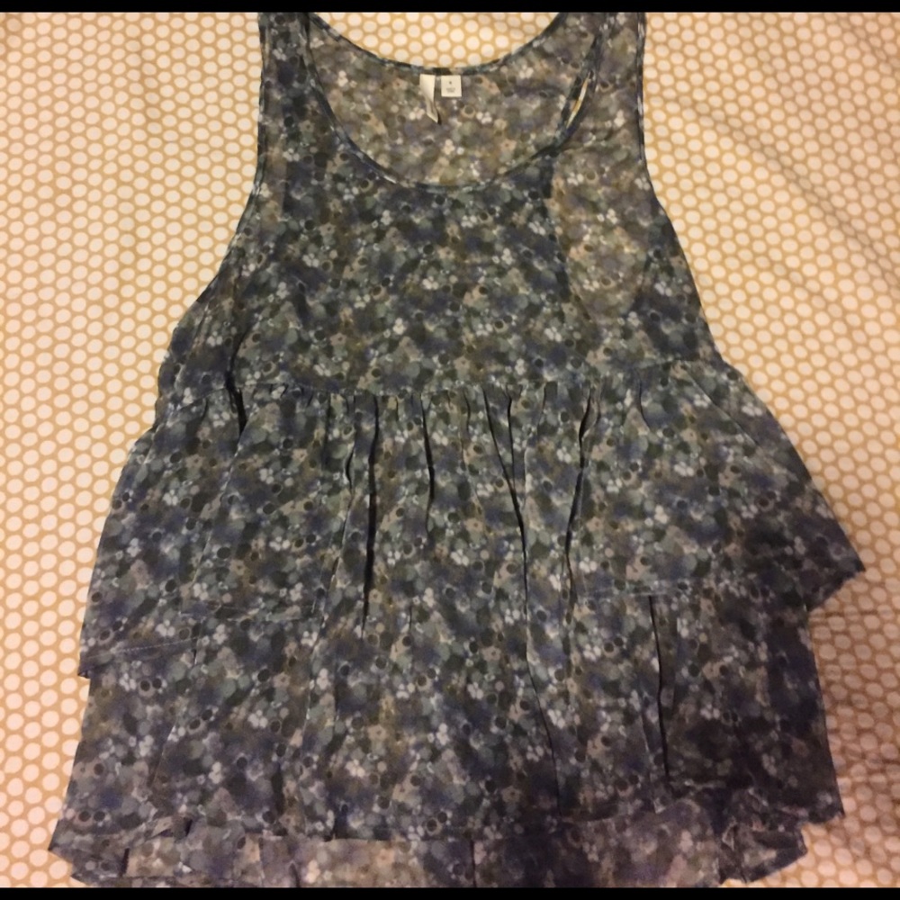 Frenchi flowered blouse