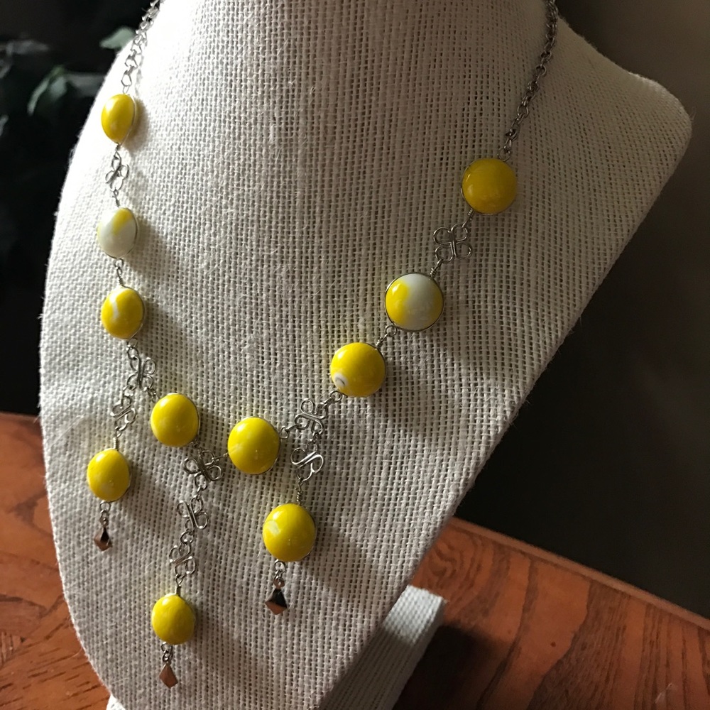 💟 SALE 🛍✅ Beautiful Yellow Necklace