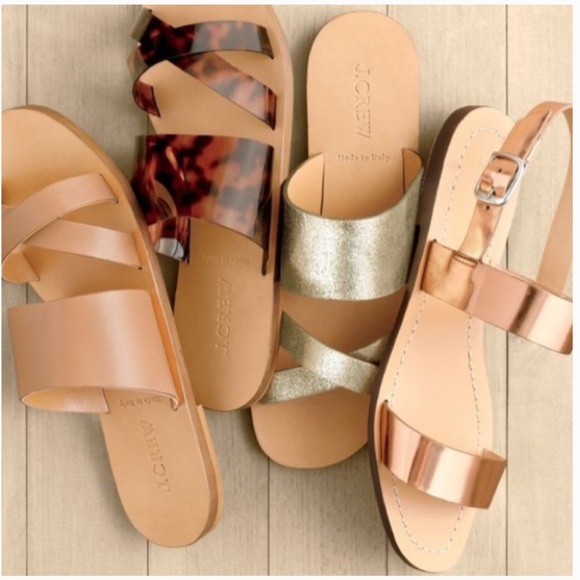 J. Crew Shoes - J. Crew. Bali Slide Sandals in Cypress Sz 10