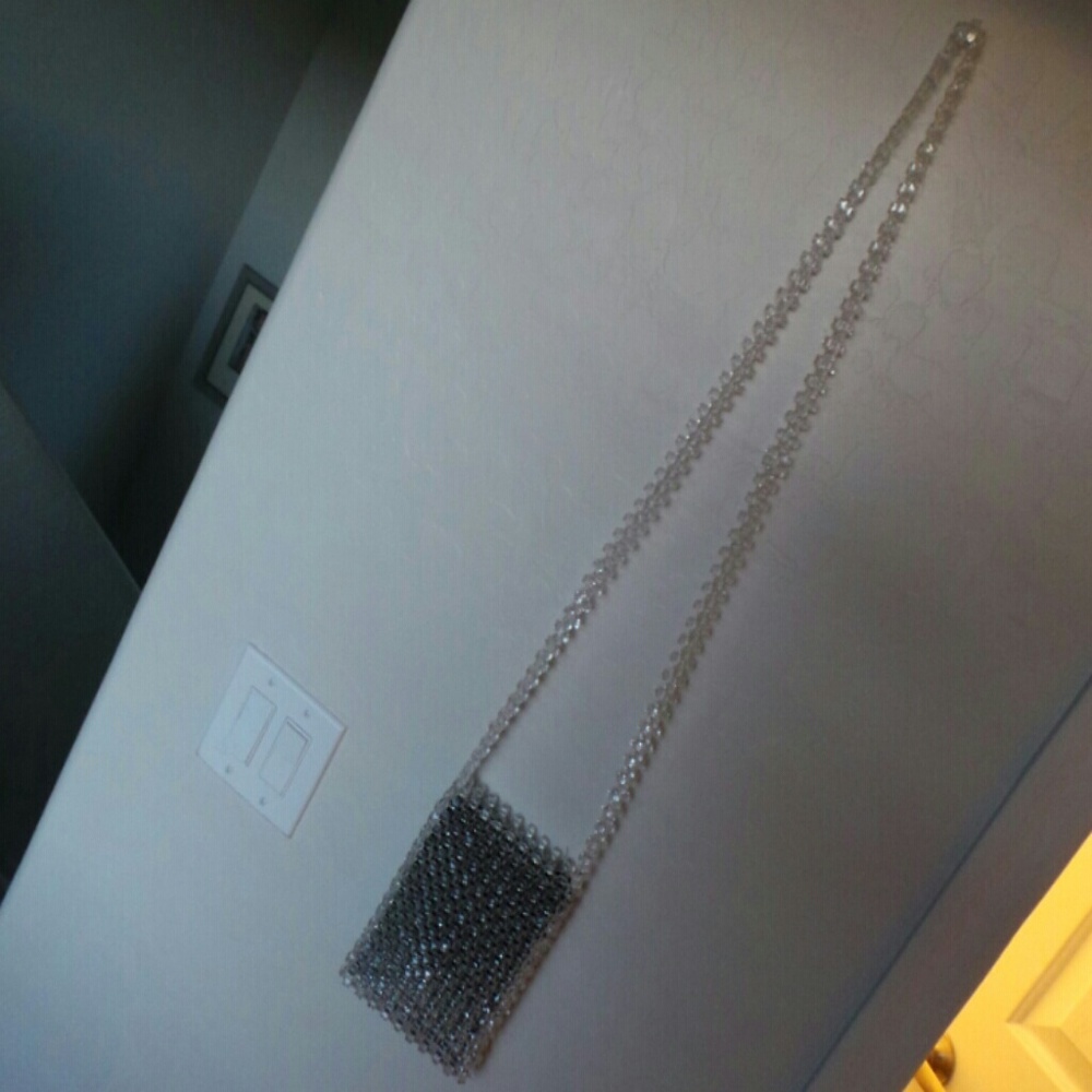 Water beads clear cross bag