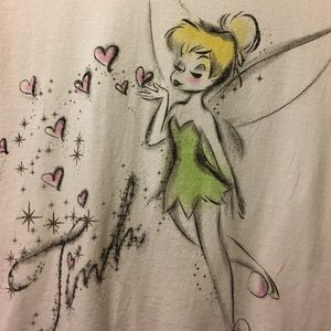 Tinkerbell Disney tshirt Ladies M short sleeve