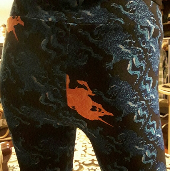 Lularoe Unicorn Rare Blue Dragons - Picture 4 of 5