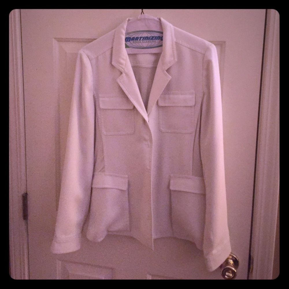 White blazer
