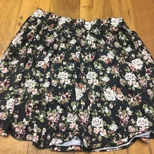 Adorable floral circle skirt