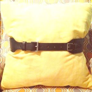 Rugby by Ralph Lauren Wide Leather Belt
