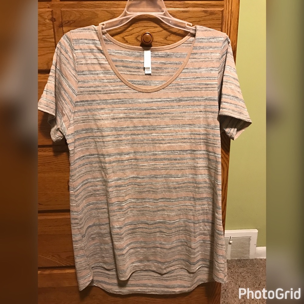 Lularoe Striped Classic Tee