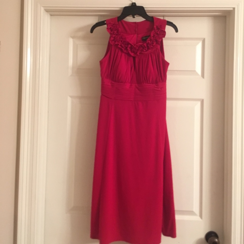 Great red dress!