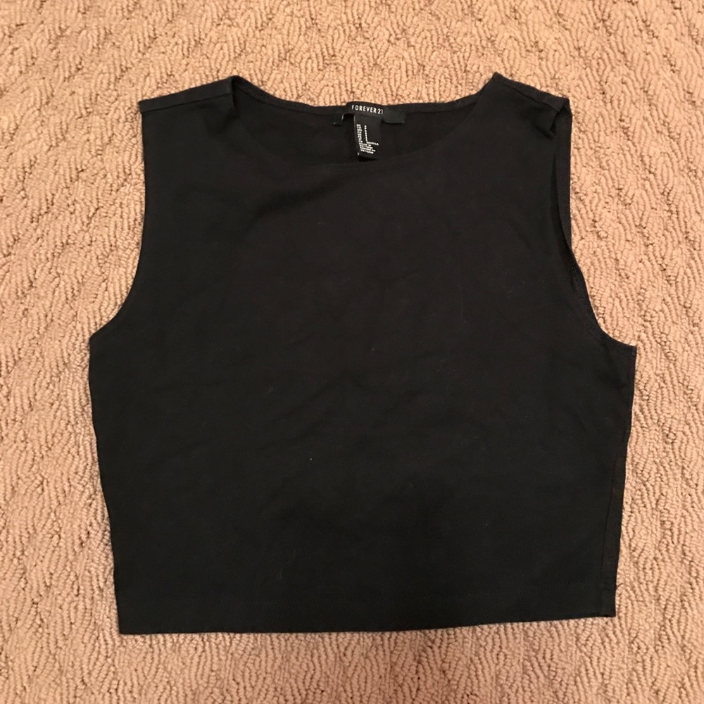 Black Crop Top