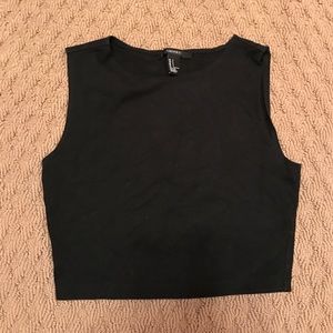 Black Crop Top
